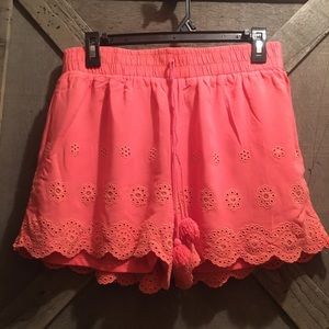 Maurices Lined Shorts M; Coral
